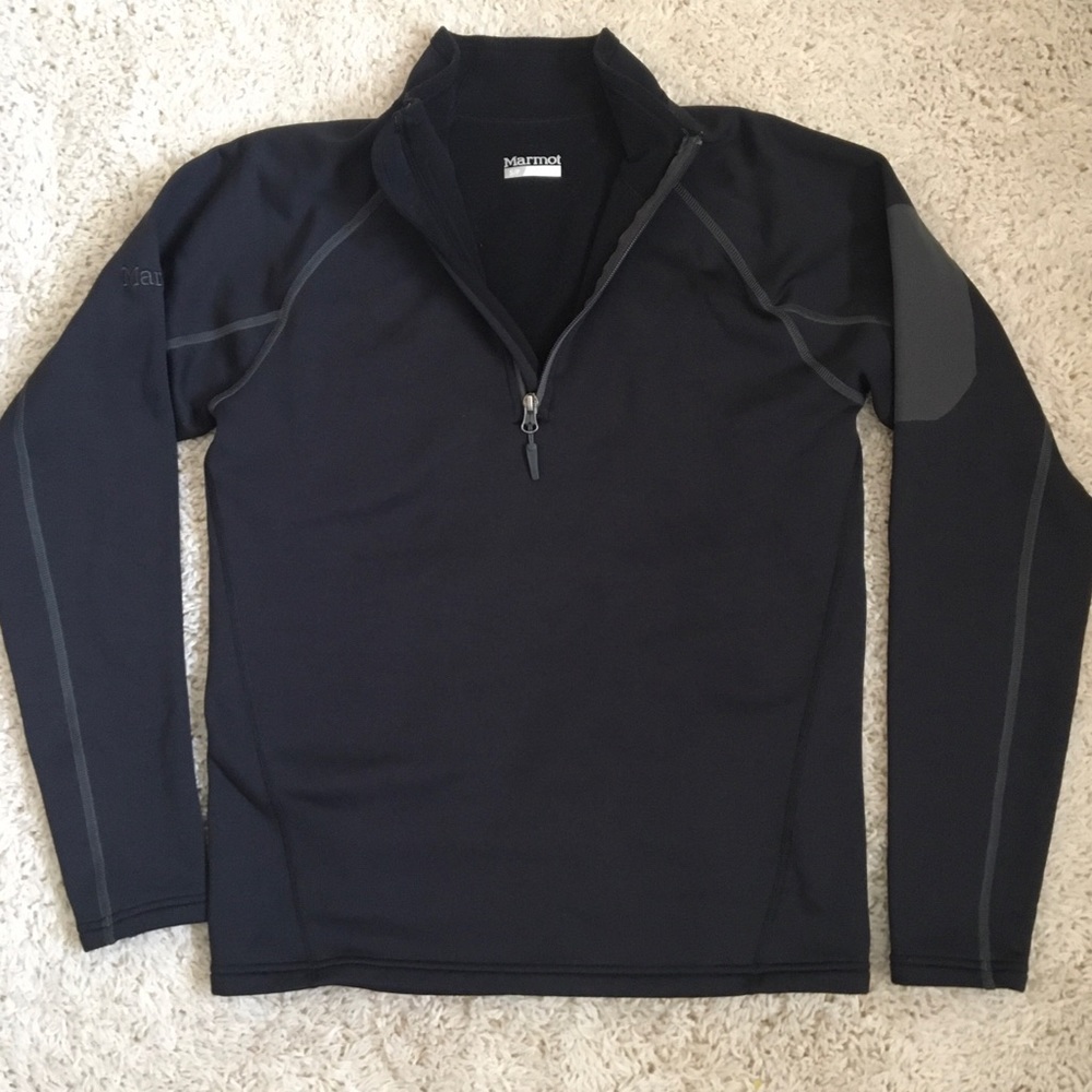 Marmot Men's Black Fleece Lined Activewear Jacket